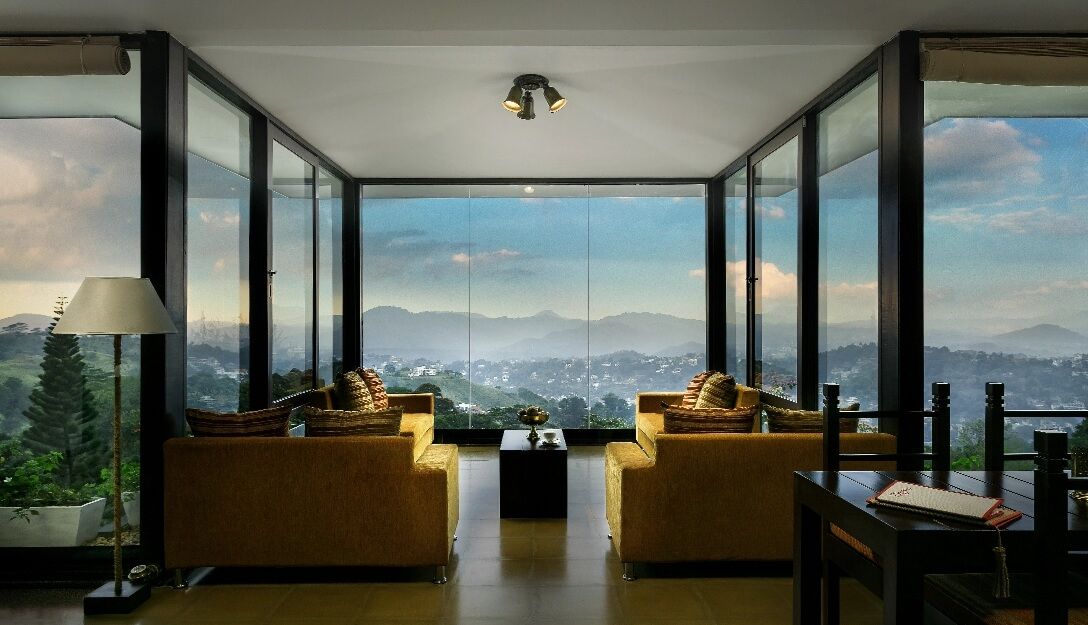Enchanting evening views of nature from Theva Residency Penthouse