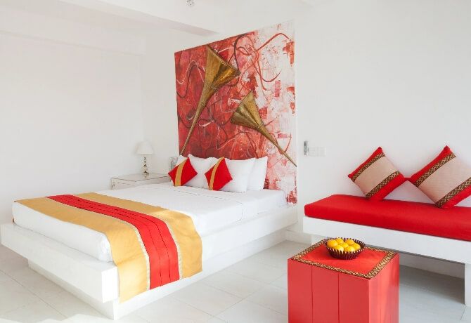 Charming view inside the Deluxe rooms at Theva Residency