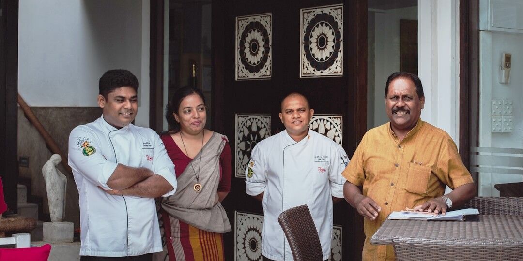 Chefs at Theva Residency Kandy